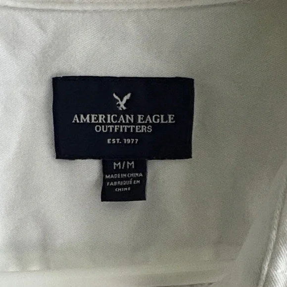 American Eagle Women’s Short-Sleeve Button-Up Shirt - Picture 2 of 11